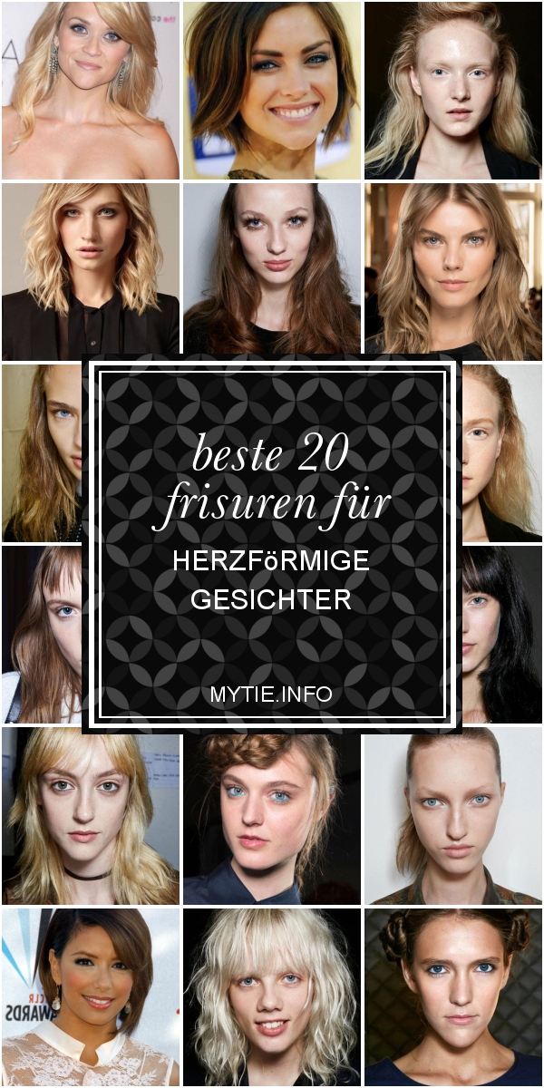 Beste 20 Frisuren Für Herzförmige Gesichter